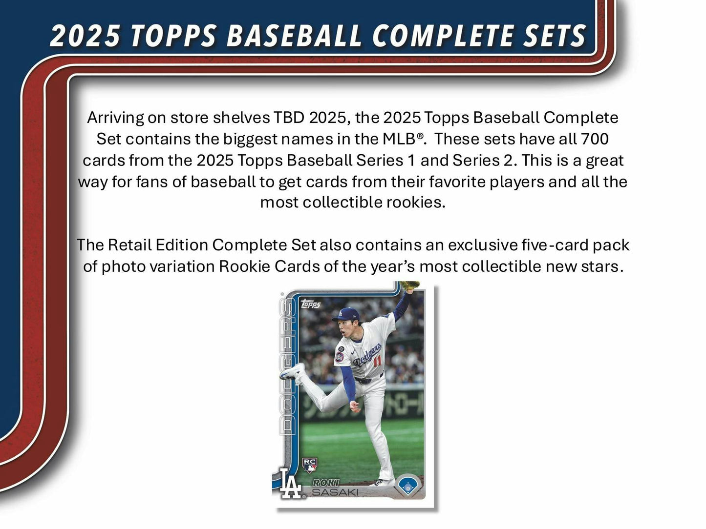 2025 Topps Baseball Factory Complete Set (Retail) | Columbia Sports Cards - Columbia Hobby - Sports Card Boxes - Toploaders - Card Savers