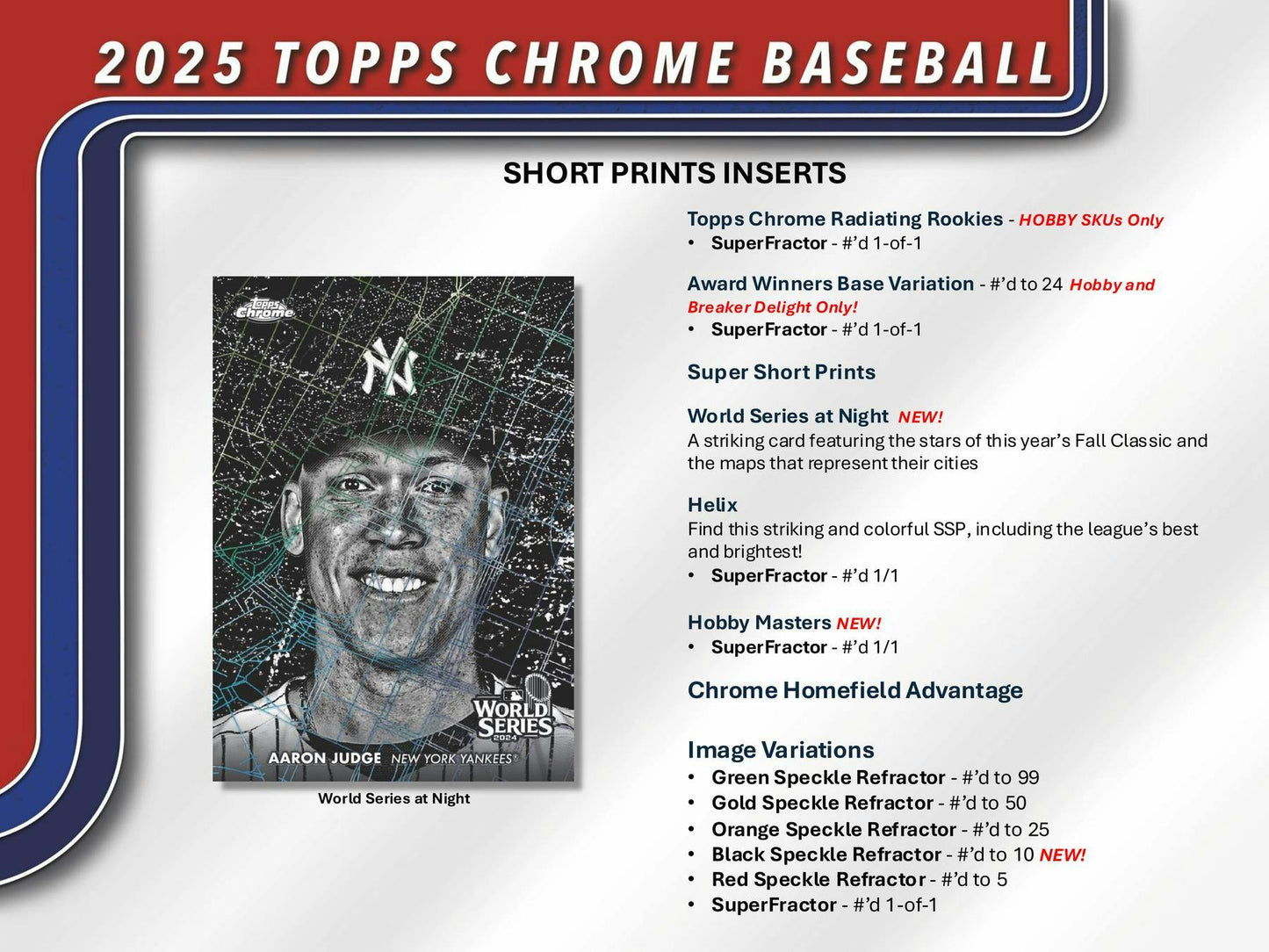 2025 Topps Chrome Baseball Hobby Box - Columbia Hobby - Sports Card Boxes - Toploaders - Card Savers