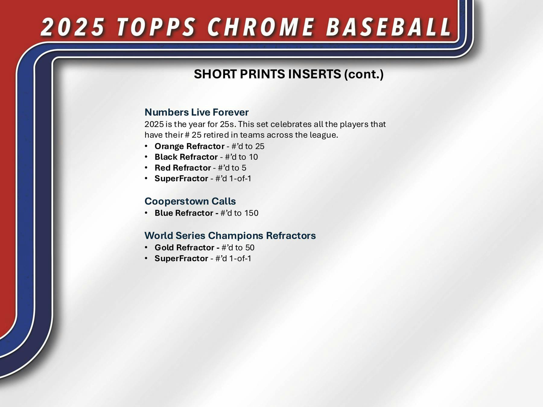 2025 Topps Chrome Baseball Hobby Box - Columbia Hobby - Sports Card Boxes - Toploaders - Card Savers