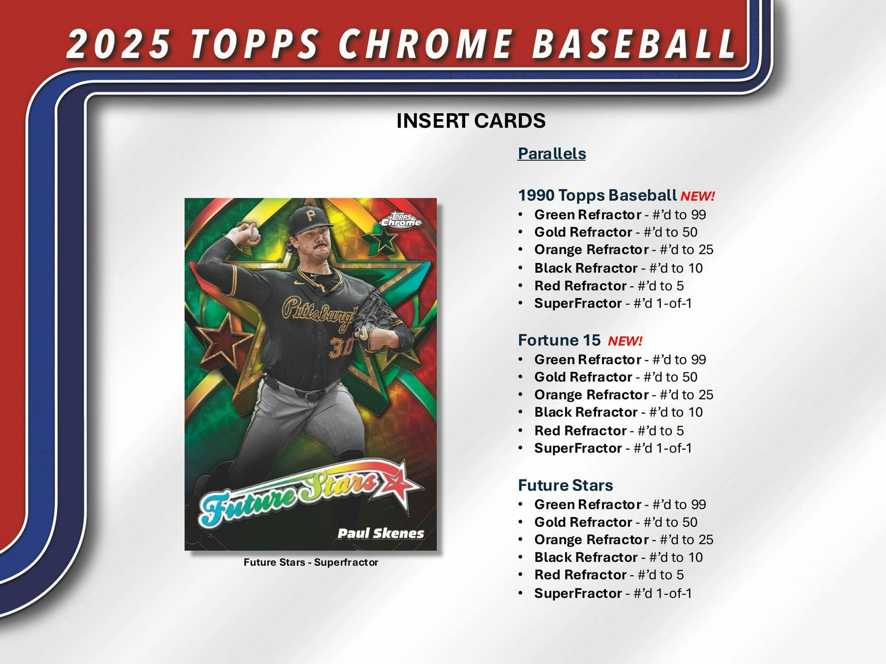 2025 Topps Chrome Baseball Hobby Box - Columbia Hobby - Sports Card Boxes - Toploaders - Card Savers