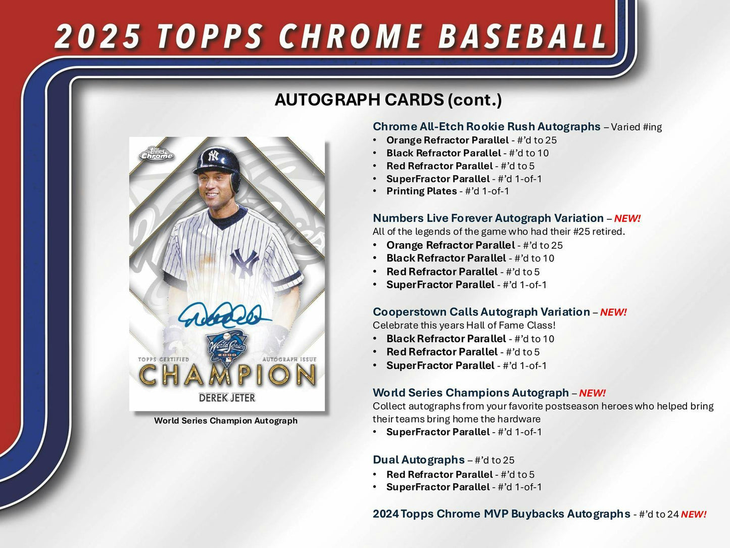 2025 Topps Chrome Baseball Hobby Box - Columbia Hobby - Sports Card Boxes - Toploaders - Card Savers