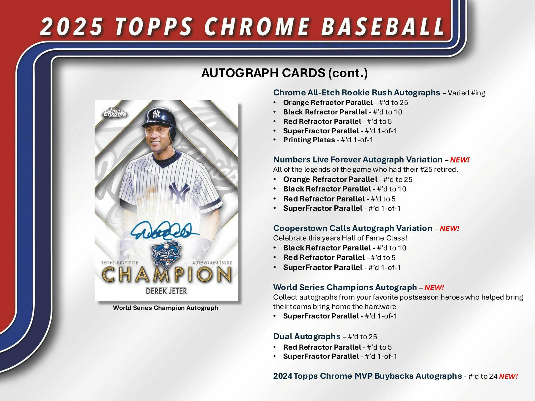 2025 Topps Chrome Baseball Hobby Box - Columbia Hobby - Sports Card Boxes - Toploaders - Card Savers