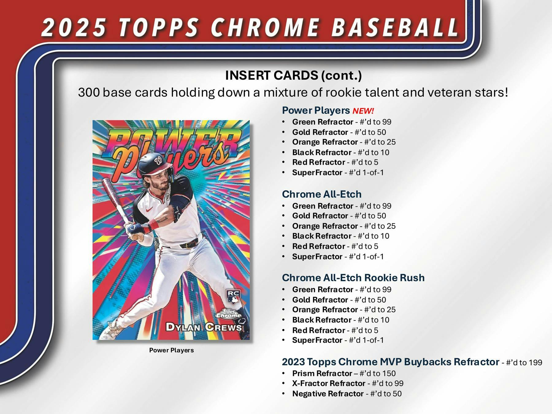 2025 Topps Chrome Baseball Hobby Box - Columbia Hobby - Sports Card Boxes - Toploaders - Card Savers
