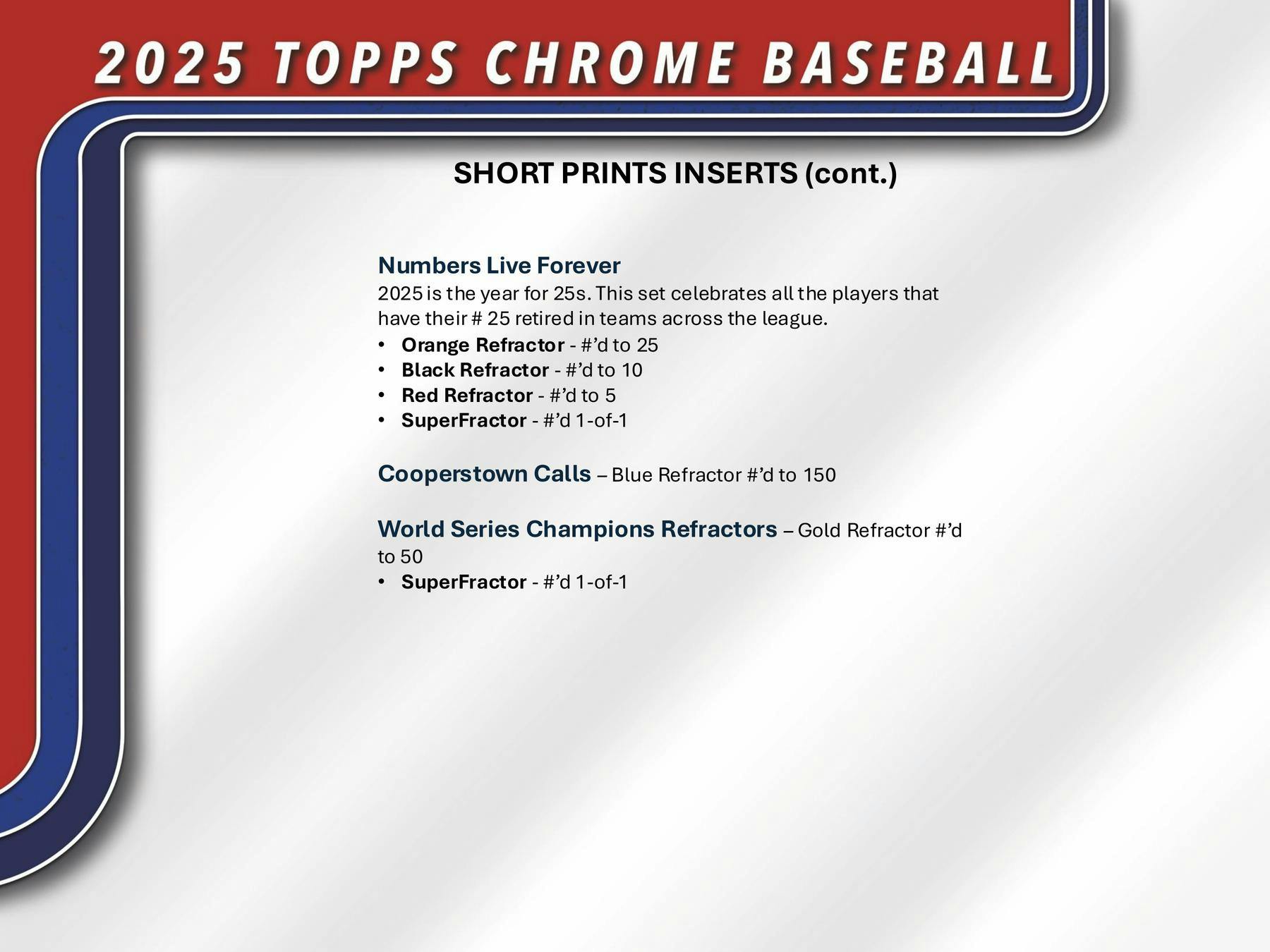 2025 Topps Chrome Baseball Hobby Jumbo Box - Columbia Hobby - Sports Card Boxes - Toploaders - Card Savers