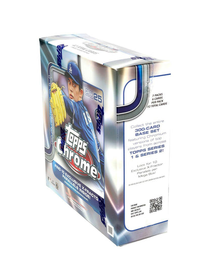 2025 Topps Chrome Baseball Mega Box | Columbia Sports Cards - Columbia Hobby - Sports Card Boxes - Toploaders - Card Savers