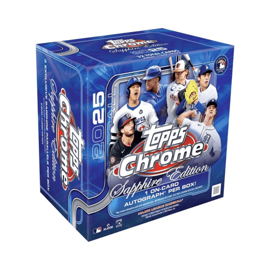2025 Topps Chrome Baseball Sapphire Edition Box | Columbia Sports Cards - Columbia Hobby - Sports Card Boxes - Toploaders - Card Savers