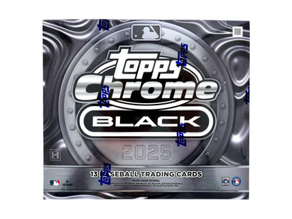 2025 Topps Chrome Black Baseball Hobby Box - Columbia Hobby - Sports Card Boxes - Toploaders - Card Savers