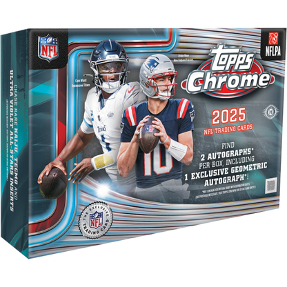 2025 Topps Chrome Football Breaker’s Delight Box | Columbia Sports Cards - Columbia Hobby - Sports Card Boxes - Toploaders - Card Savers