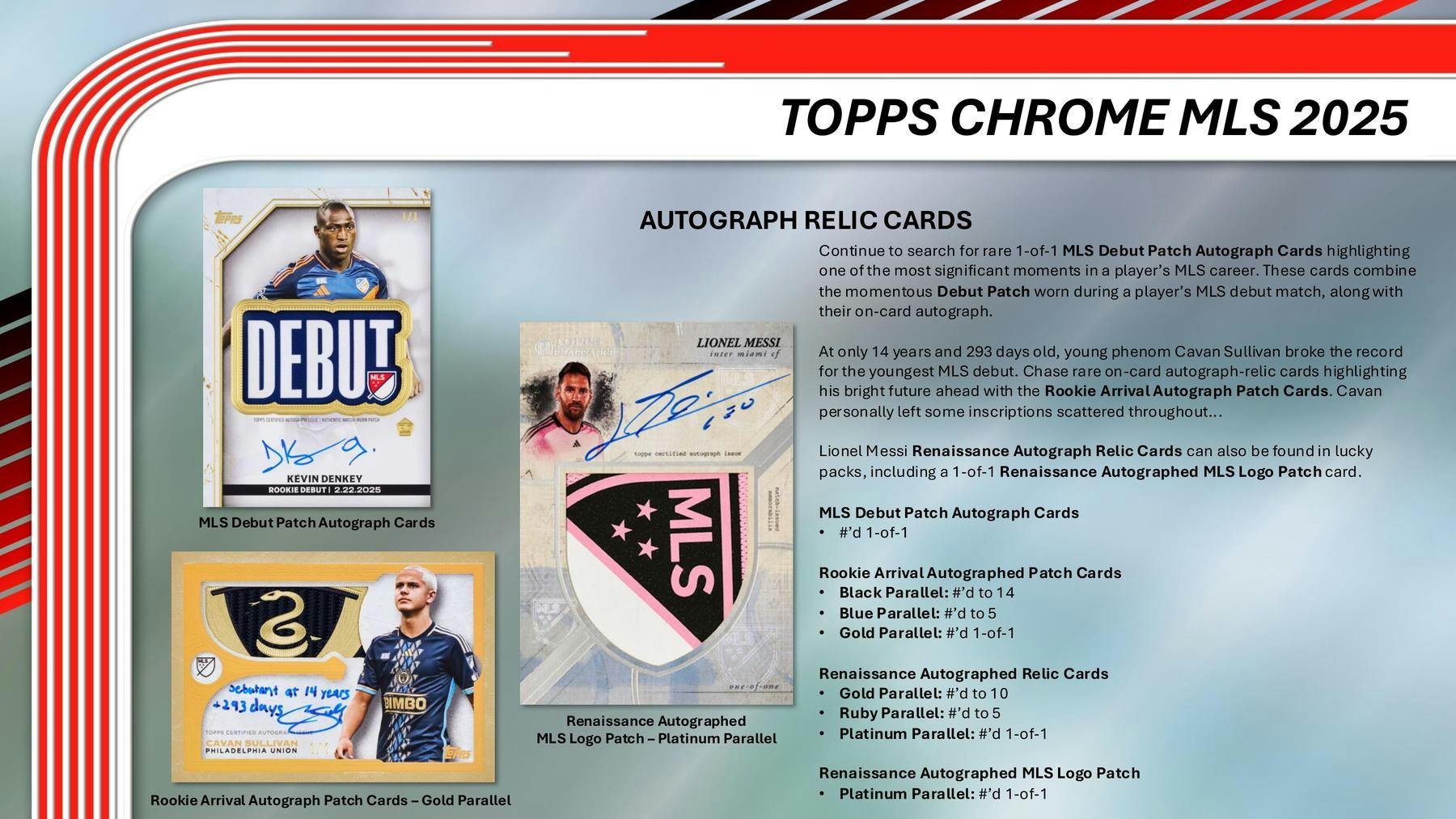 2025 Topps Chrome MLS Hobby Box | Columbia Sports Cards - Columbia Hobby - Sports Card Boxes - Toploaders - Card Savers