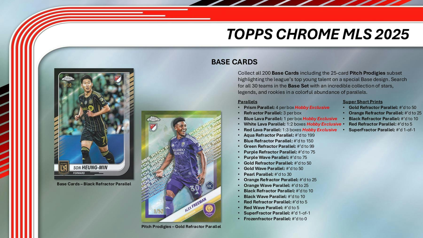 2025 Topps Chrome MLS Hobby Box | Columbia Sports Cards - Columbia Hobby - Sports Card Boxes - Toploaders - Card Savers