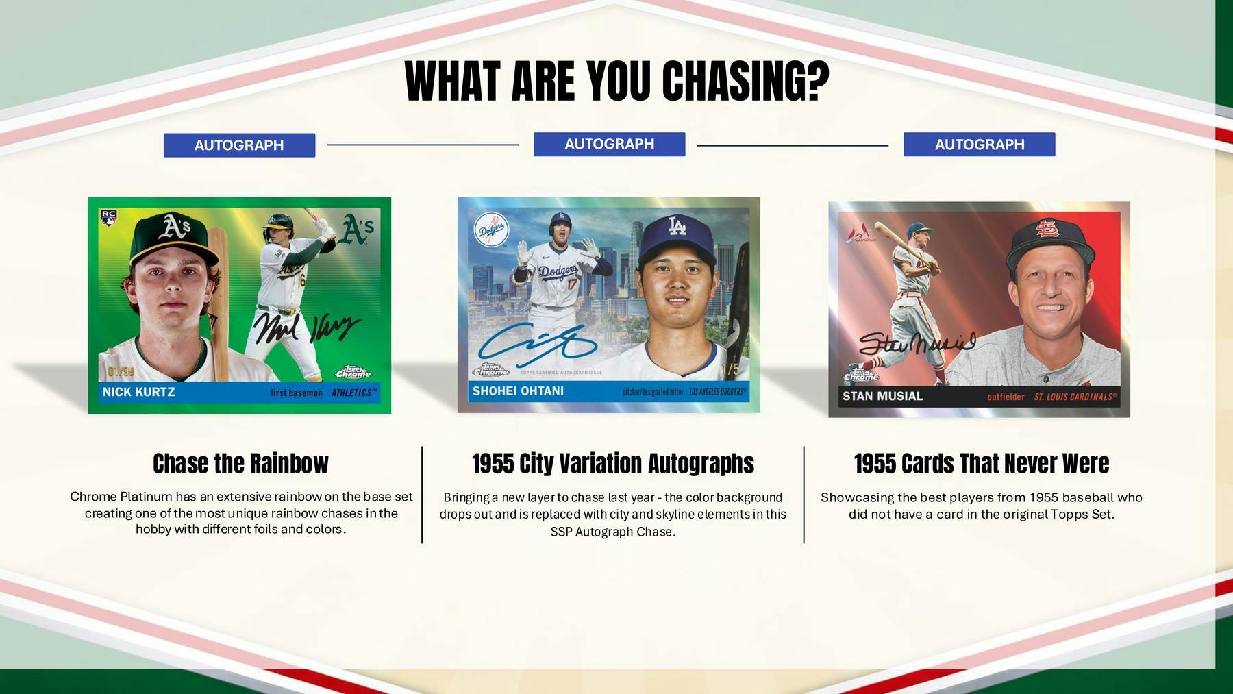 2025 Topps Chrome Platinum ’55 Baseball Blaster Box | Columbia Sports Cards