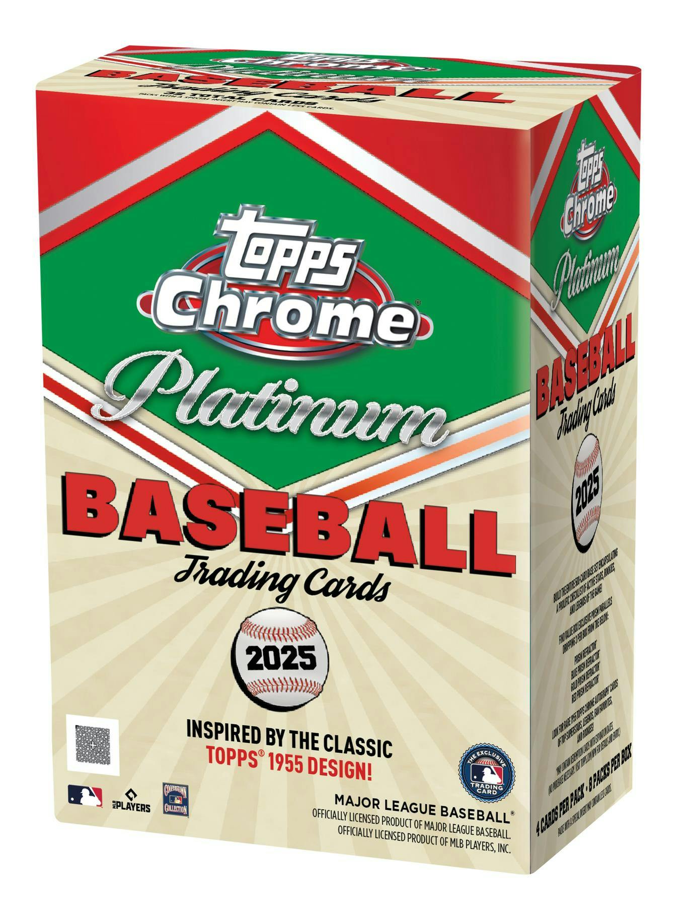 2025 Topps Chrome Platinum ’55 Baseball Blaster Box | Columbia Sports Cards