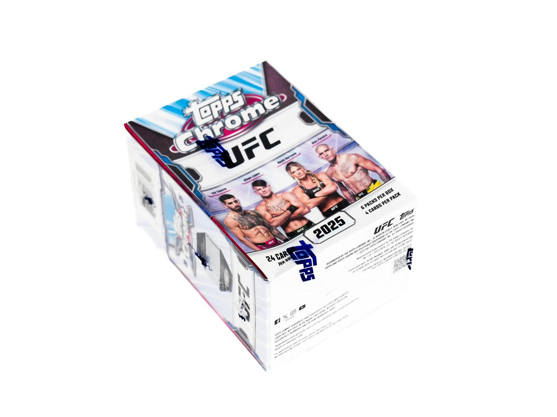 2025 Topps Chrome UFC 6 - Pack Blaster Box - Columbia Hobby - Sports Card Boxes - Toploaders - Card Savers