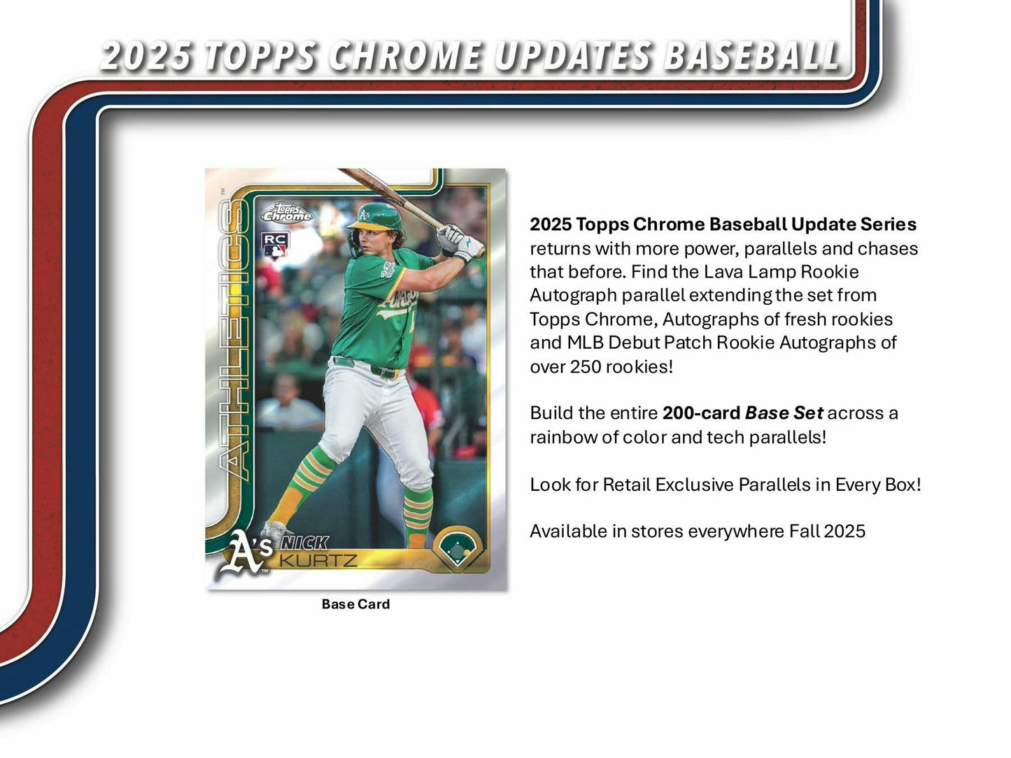 2025 Topps Chrome Update Series Baseball 7 - Pack Blaster Box | Columbia Sports Cards - Columbia Hobby - Sports Card Boxes - Toploaders - Card Savers