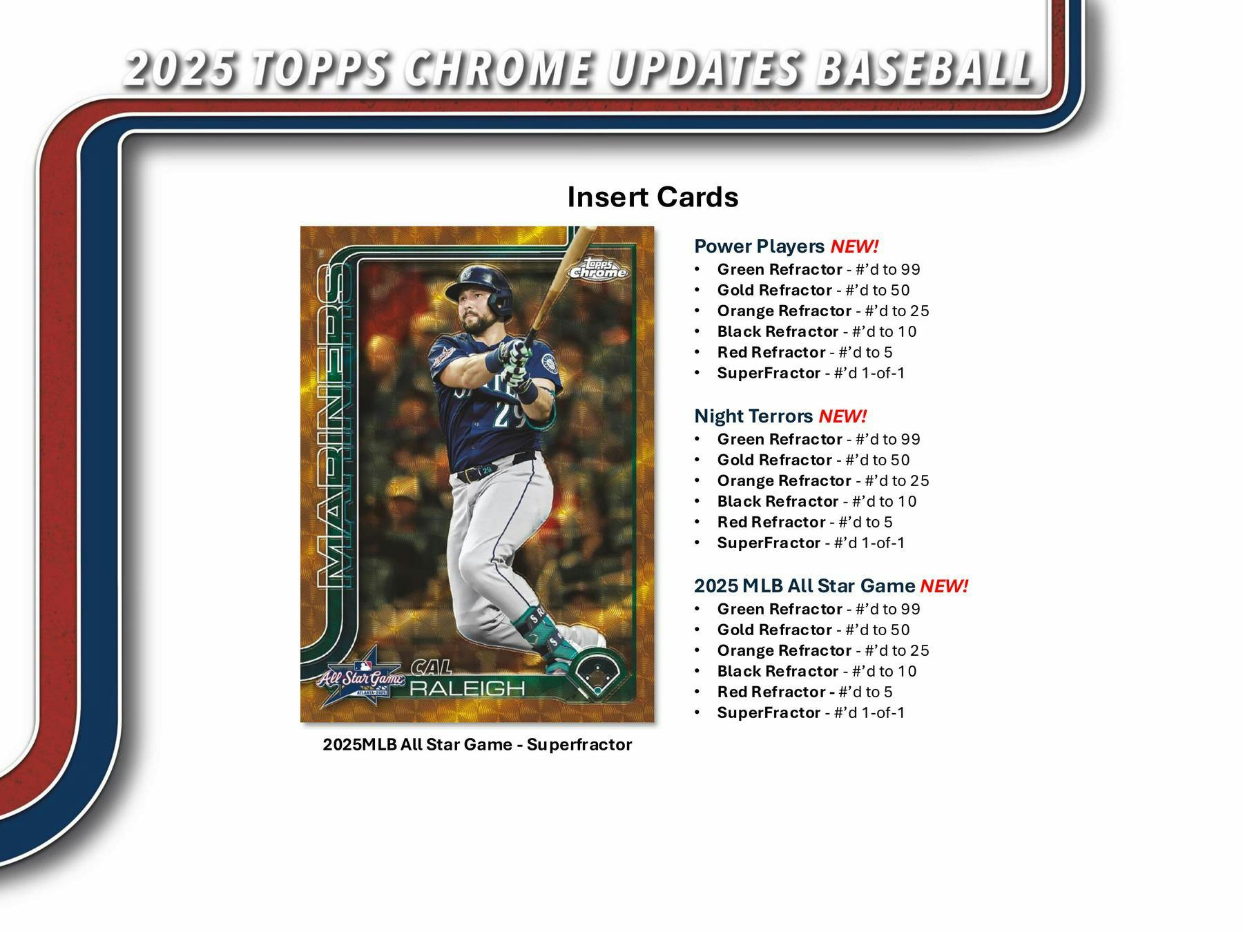 2025 Topps Chrome Update Series Baseball 7 - Pack Blaster Box | Columbia Sports Cards - Columbia Hobby - Sports Card Boxes - Toploaders - Card Savers