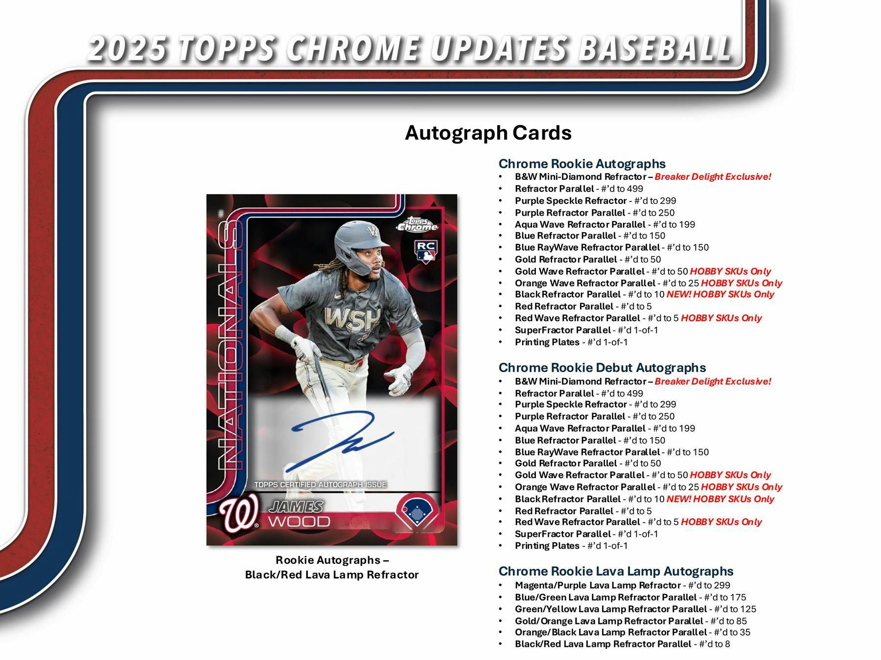 2025 Topps Chrome Update Series Baseball Breaker Delight Box | Columbia Sports Cards - Columbia Hobby - Sports Card Boxes - Toploaders - Card Savers