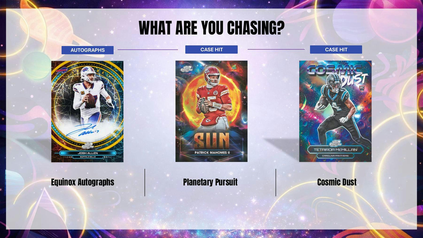 2025 Topps Cosmic Chrome Football Hobby Box | Columbia Sports Cards - Columbia Sports Cards