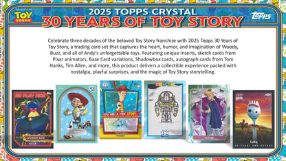 2025 Topps Crystal 30 Years of Toy Story Hobby Box | Columbia Sports Cards - Columbia Hobby - Sports Card Boxes - Toploaders - Card Savers