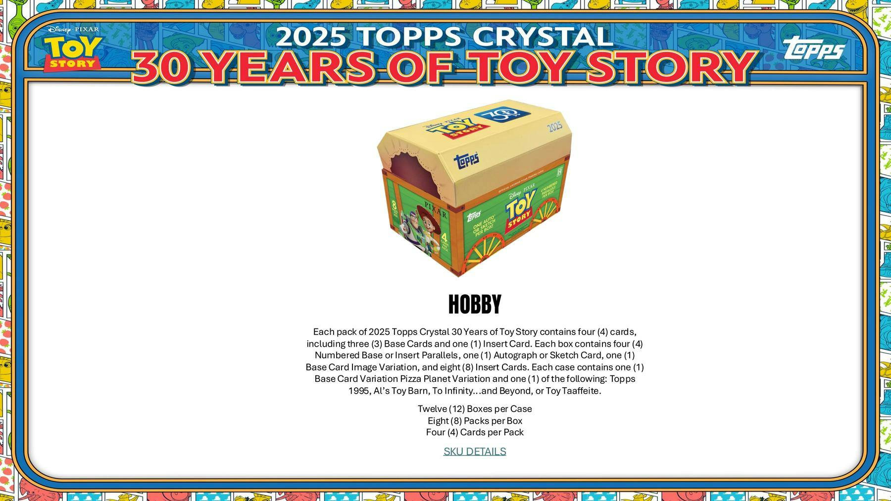 2025 Topps Crystal 30 Years of Toy Story Hobby Box | Columbia Sports Cards - Columbia Hobby - Sports Card Boxes - Toploaders - Card Savers