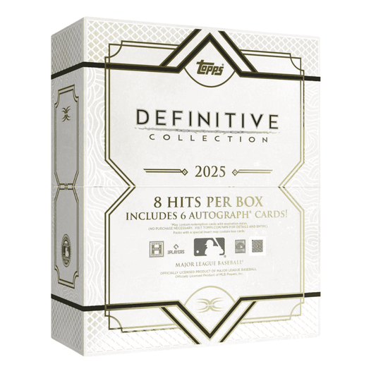 2025 Topps Definitive Collection Baseball Hobby Box | Columbia Sports Cards - Columbia Hobby - Sports Card Boxes - Toploaders - Card Savers