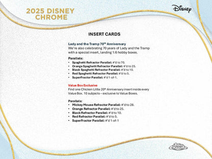 2025 Topps Disney Chrome 7 - Pack Blaster Box | Columbia Sports Cards - Columbia Hobby - Sports Card Boxes - Toploaders - Card Savers
