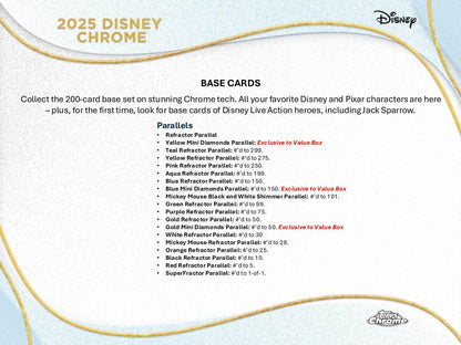 2025 Topps Disney Chrome 7 - Pack Blaster Box | Columbia Sports Cards - Columbia Hobby - Sports Card Boxes - Toploaders - Card Savers