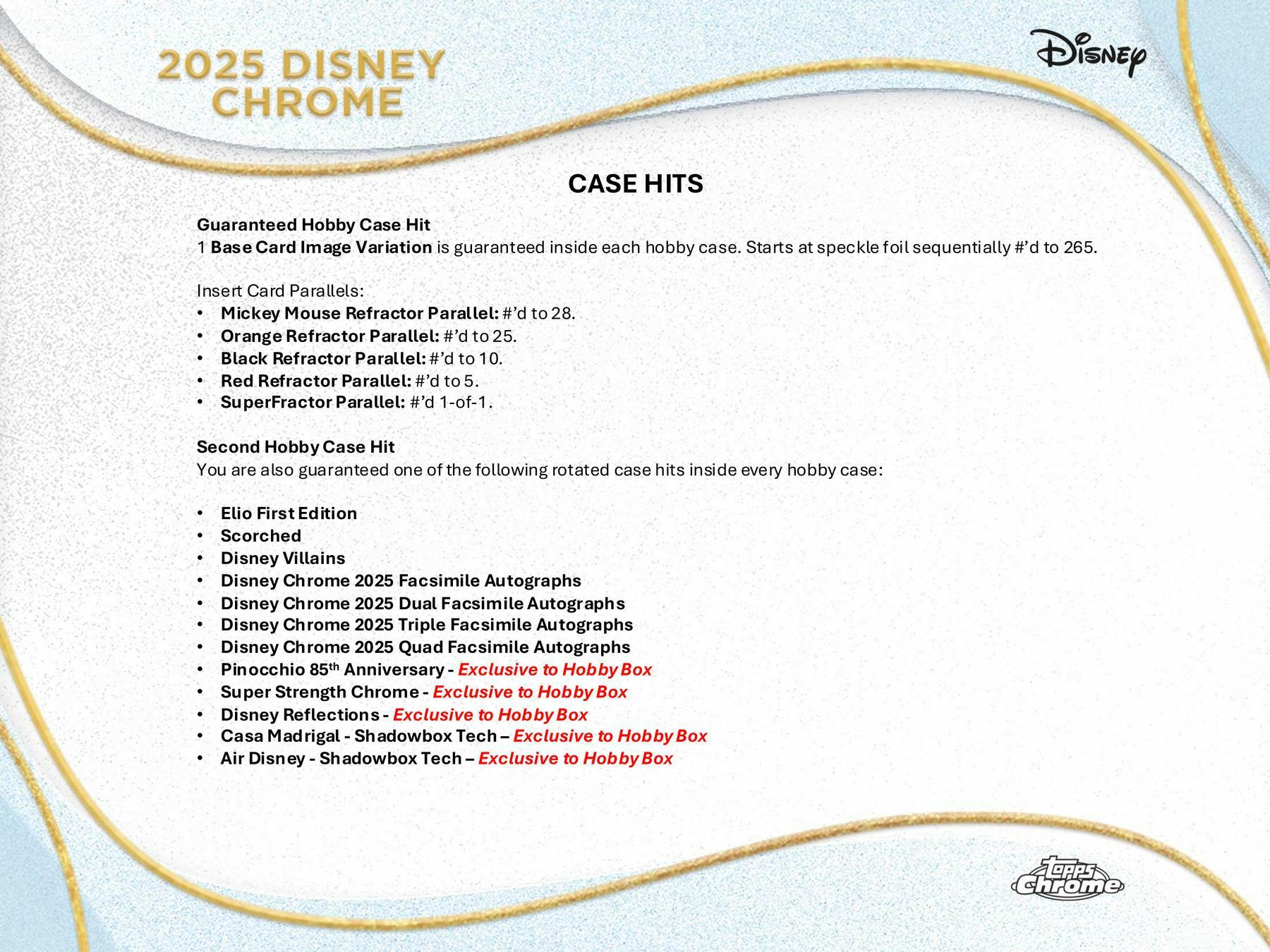 2025 Topps Disney Chrome Hobby Box | Columbia Sports Cards - Columbia Hobby - Sports Card Boxes - Toploaders - Card Savers
