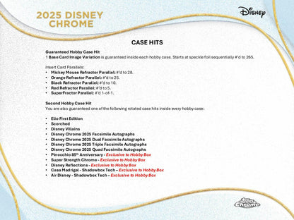 2025 Topps Disney Chrome Hobby Box | Columbia Sports Cards - Columbia Hobby - Sports Card Boxes - Toploaders - Card Savers