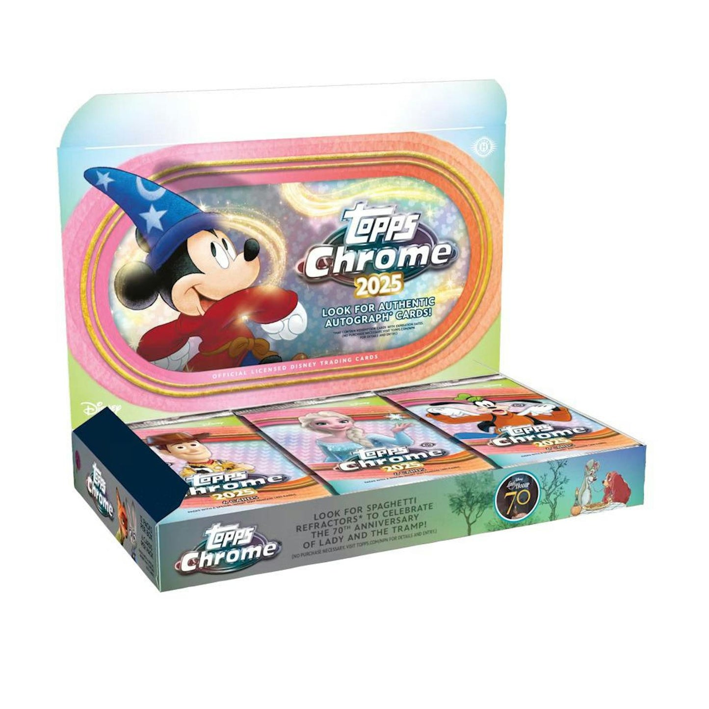 2025 Topps Disney Chrome Hobby Box | Columbia Sports Cards - Columbia Hobby - Sports Card Boxes - Toploaders - Card Savers