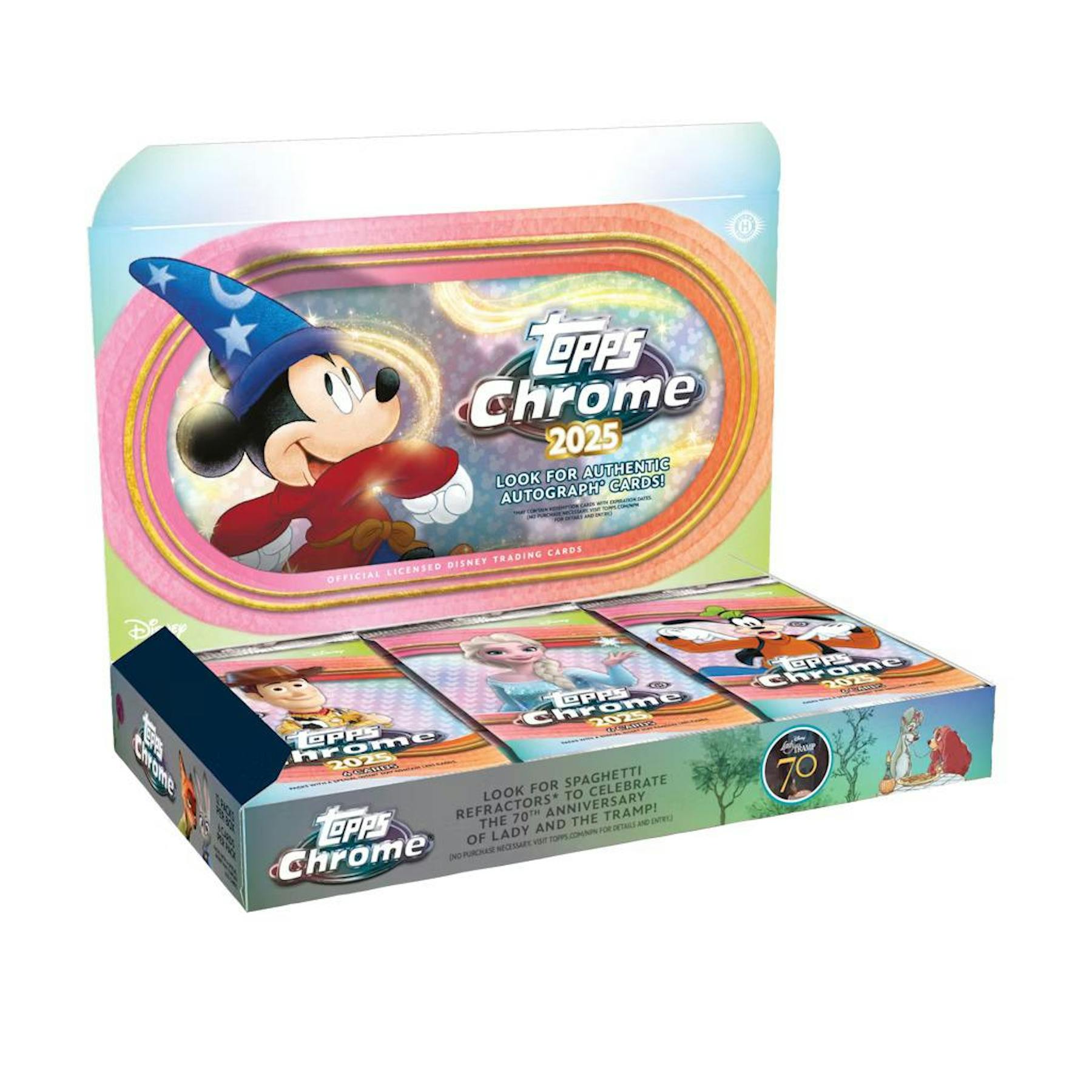 2025 Topps Disney Chrome Hobby Box | Columbia Sports Cards - Columbia Hobby - Sports Card Boxes - Toploaders - Card Savers