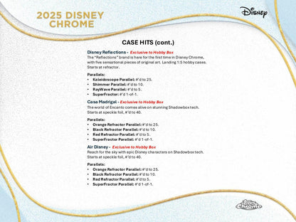 2025 Topps Disney Chrome Hobby Box | Columbia Sports Cards - Columbia Hobby - Sports Card Boxes - Toploaders - Card Savers