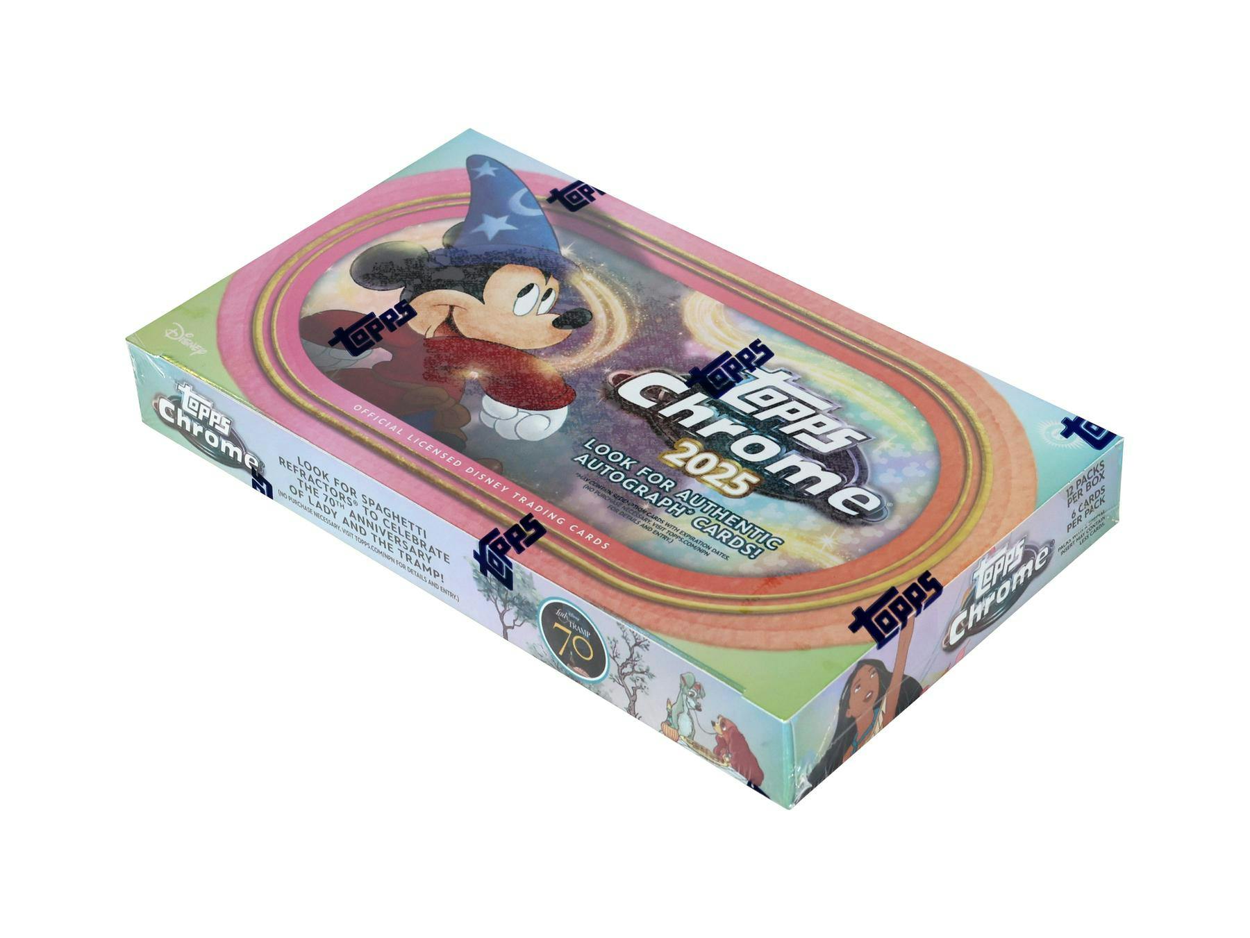 2025 Topps Disney Chrome Hobby Box | Columbia Sports Cards - Columbia Hobby - Sports Card Boxes - Toploaders - Card Savers