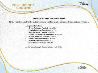 2025 Topps Disney Chrome Hobby Box | Columbia Sports Cards - Columbia Hobby - Sports Card Boxes - Toploaders - Card Savers
