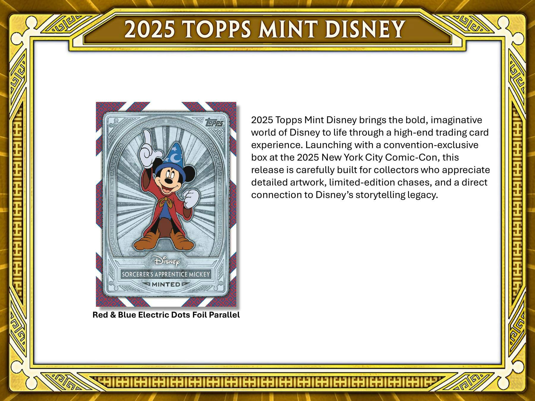 2025 Topps Disney Mint Hobby Box | Columbia Sports Cards - Columbia Hobby - Sports Card Boxes - Toploaders - Card Savers