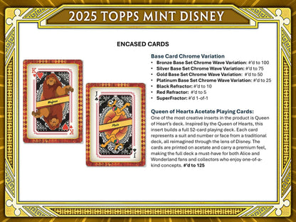 2025 Topps Disney Mint Hobby Box | Columbia Sports Cards - Columbia Hobby - Sports Card Boxes - Toploaders - Card Savers