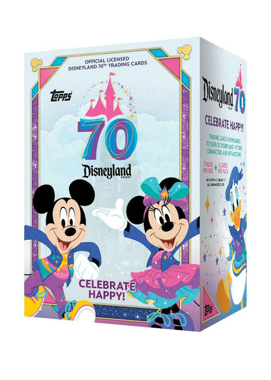 2025 Topps Disneyland 70th Anniversary Blaster Box | Columbia Sports Cards - Columbia Hobby - Sports Card Boxes - Toploaders - Card Savers