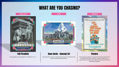 2025 Topps Disneyland 70th Anniversary Blaster Box | Columbia Sports Cards - Columbia Hobby - Sports Card Boxes - Toploaders - Card Savers