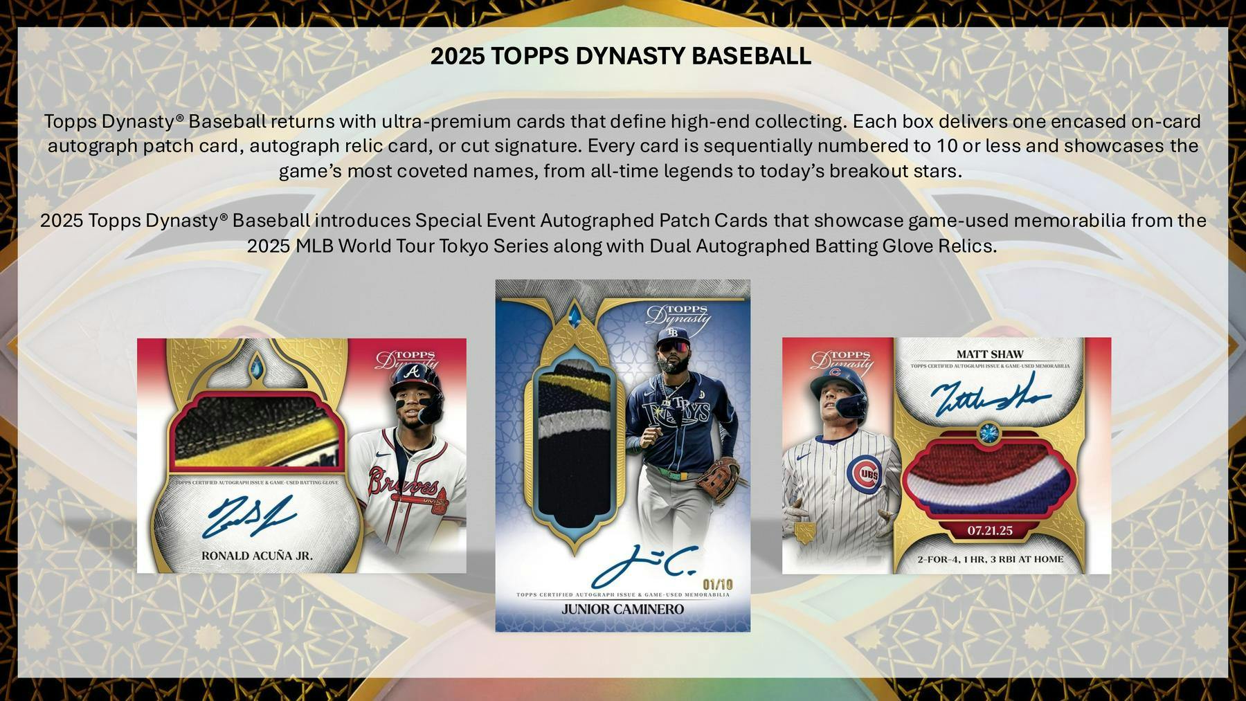 2025 Topps Dynasty Baseball Hobby Box | Columbia Sports Cards - Columbia Sports Cards