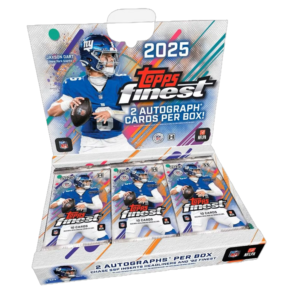 2025 Topps Finest Football Hobby Box | Columbia Sports Cards - Columbia Hobby - Sports Card Boxes - Toploaders - Card Savers