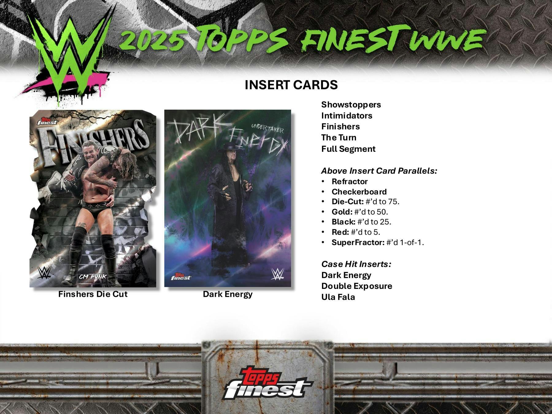 2025 Topps Finest WWE Hobby Box | Columbia Sports Cards - Columbia Hobby - Sports Card Boxes - Toploaders - Card Savers