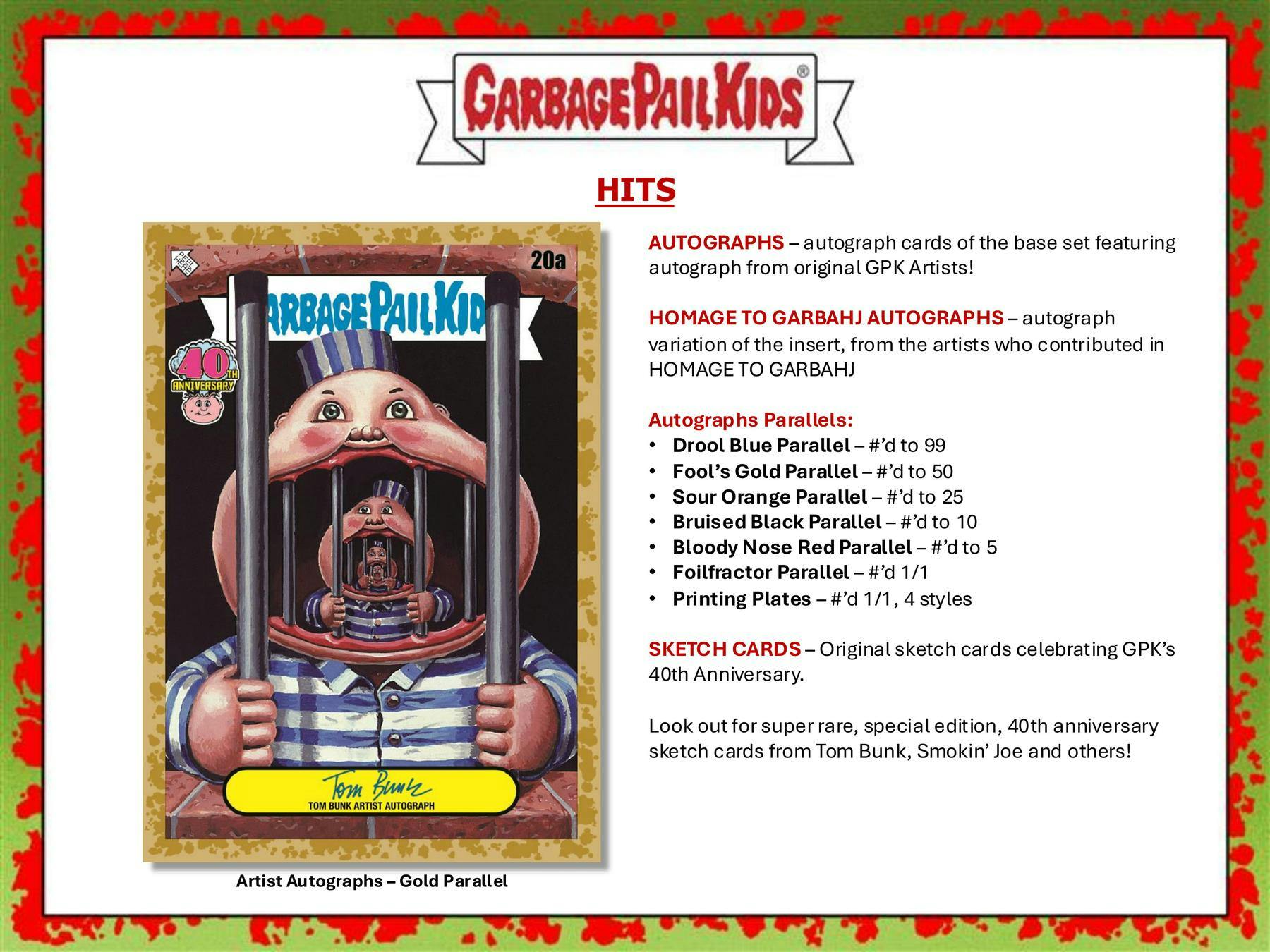 2025 Topps Garbage Pail Kids Worst of GPK 40th Anniversary Edition Hobby Box – Columbia Sports Cards & More - Columbia Hobby - Sports Card Boxes - Toploaders - Card Savers