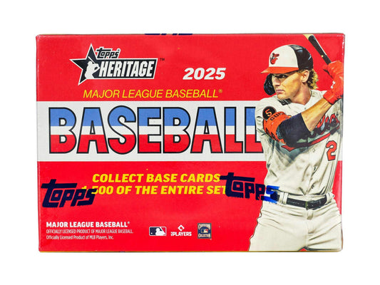 2025 Topps Heritage Baseball 8 - Pack Blaster Box - Columbia Hobby - Sports Card Boxes - Toploaders - Card Savers