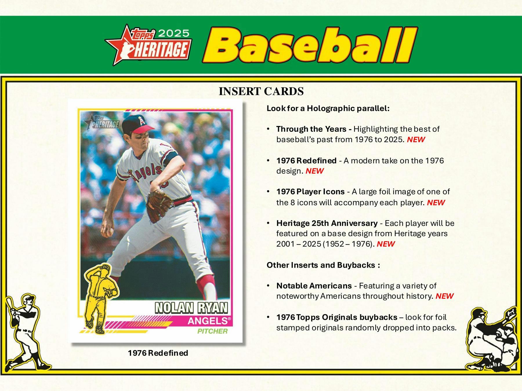 2025 Topps Heritage Baseball 8 - Pack Blaster Box - Columbia Hobby - Sports Card Boxes - Toploaders - Card Savers