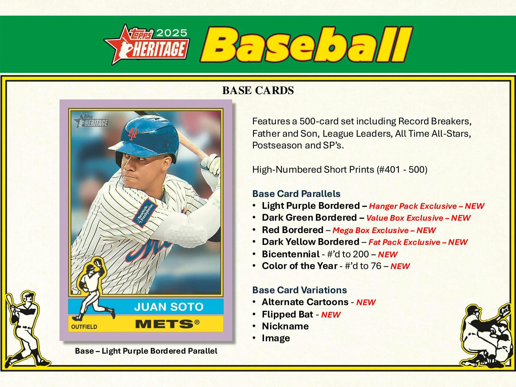2025 Topps Heritage Baseball 8 - Pack Blaster Box - Columbia Hobby - Sports Card Boxes - Toploaders - Card Savers