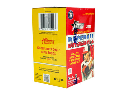 2025 Topps Heritage Baseball 8 - Pack Blaster Box - Columbia Hobby - Sports Card Boxes - Toploaders - Card Savers