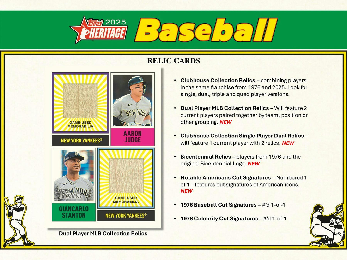 2025 Topps Heritage Baseball Hobby Box - Columbia Hobby - Sports Card Boxes - Toploaders - Card Savers
