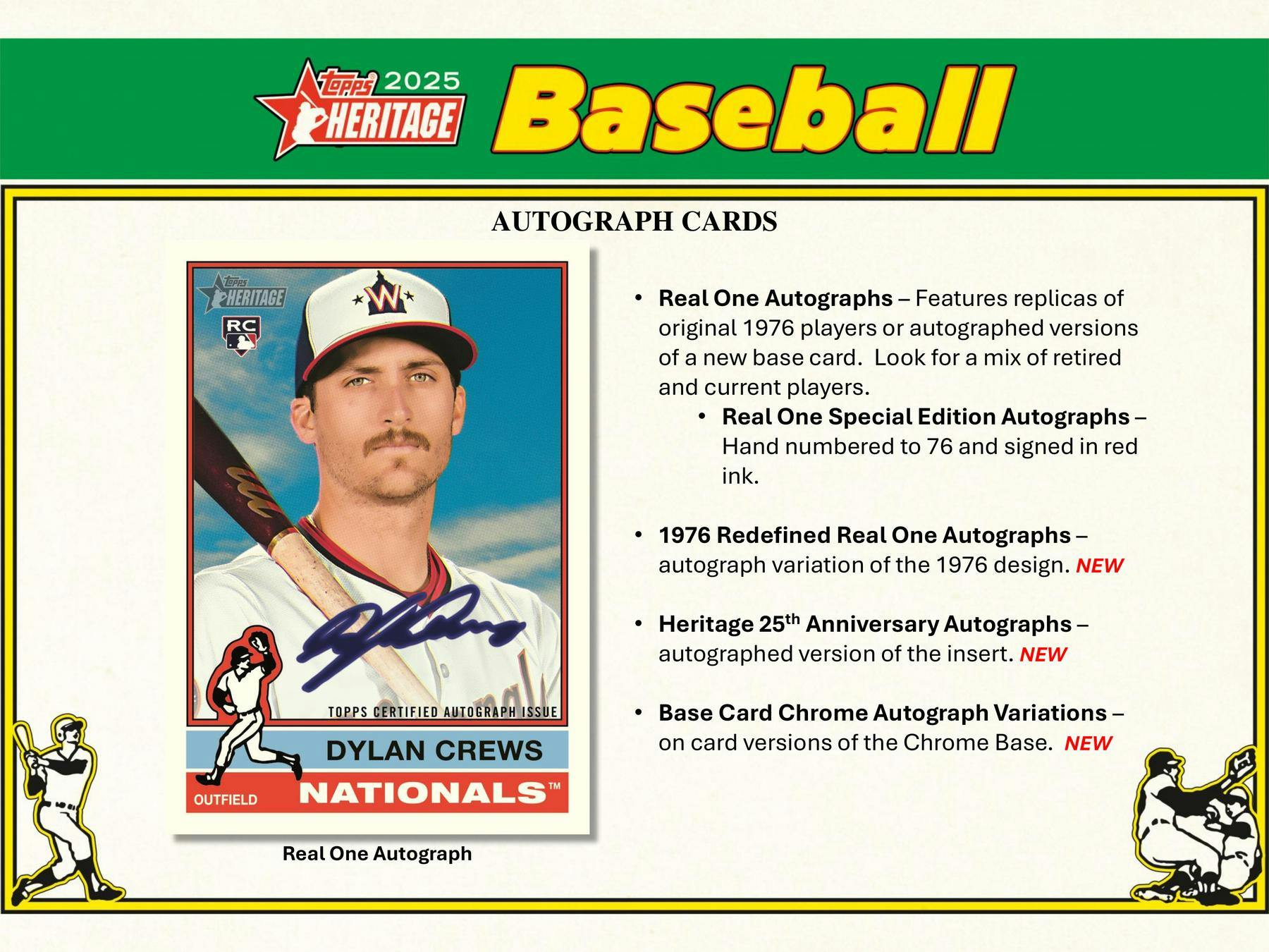2025 Topps Heritage Baseball Mega Box - Columbia Hobby - Sports Card Boxes - Toploaders - Card Savers
