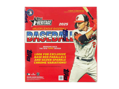 2025 Topps Heritage Baseball Mega Box - Columbia Hobby - Sports Card Boxes - Toploaders - Card Savers