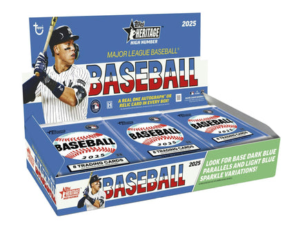 2025 Topps Heritage High Number Baseball Hobby Box | Columbia Sports Cards - Columbia Hobby - Sports Card Boxes - Toploaders - Card Savers