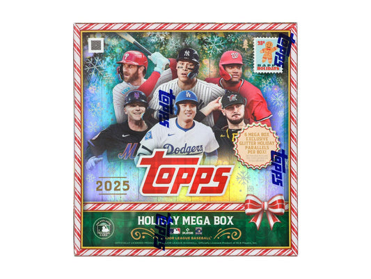 2025 Topps Holiday Baseball Mega Box | Columbia Sports Cards - Columbia Hobby - Sports Card Boxes - Toploaders - Card Savers